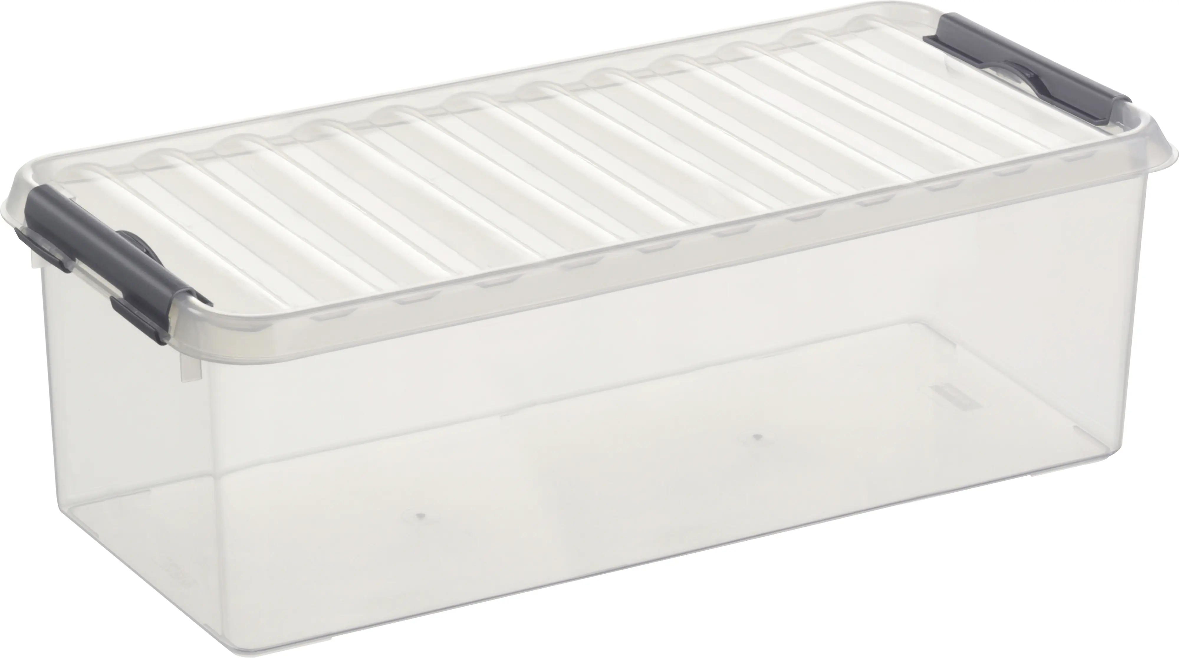 Sunware Aufbewahrungsbox Q-Line mit Deckel 48,5 x 19 cm 9,5 L transparent
