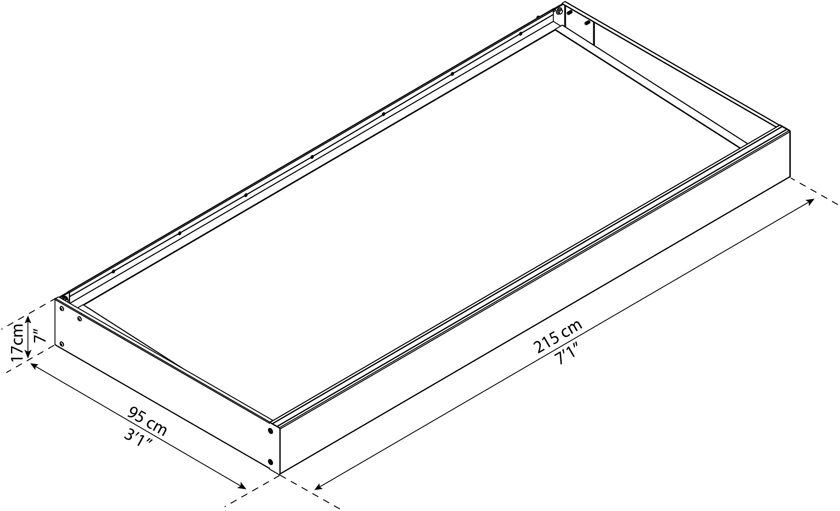 Canopia Vordach Sophia  215 x 95 cm anthrazit