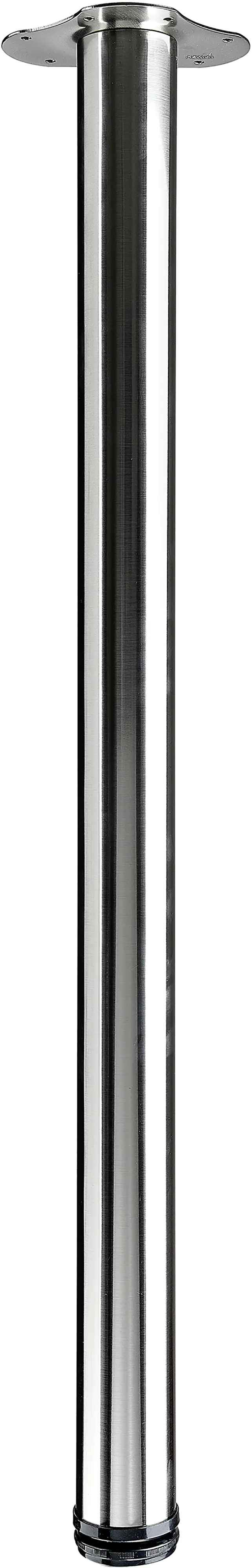 Hettich Tischbein 6,0 x 90 - 93 cm Edelstahl-Optik - 1 Stück Hettich Tischbein 6,0 x 90 - 93 cm Edelstahl-Optik - 1 Stück