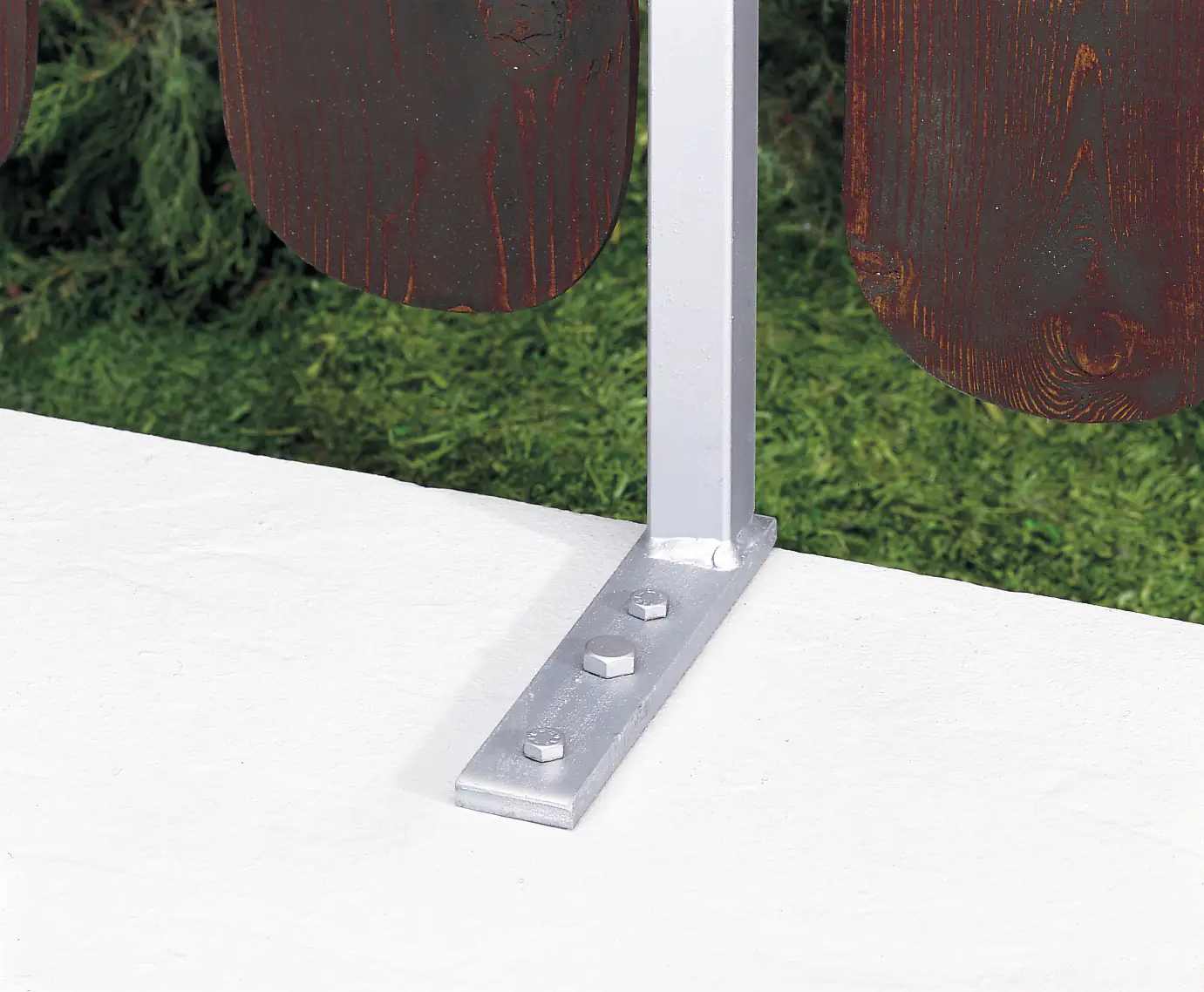 Alberts Universalpfosten 95 cm, 30 x 30 mm, feuerverzinkt