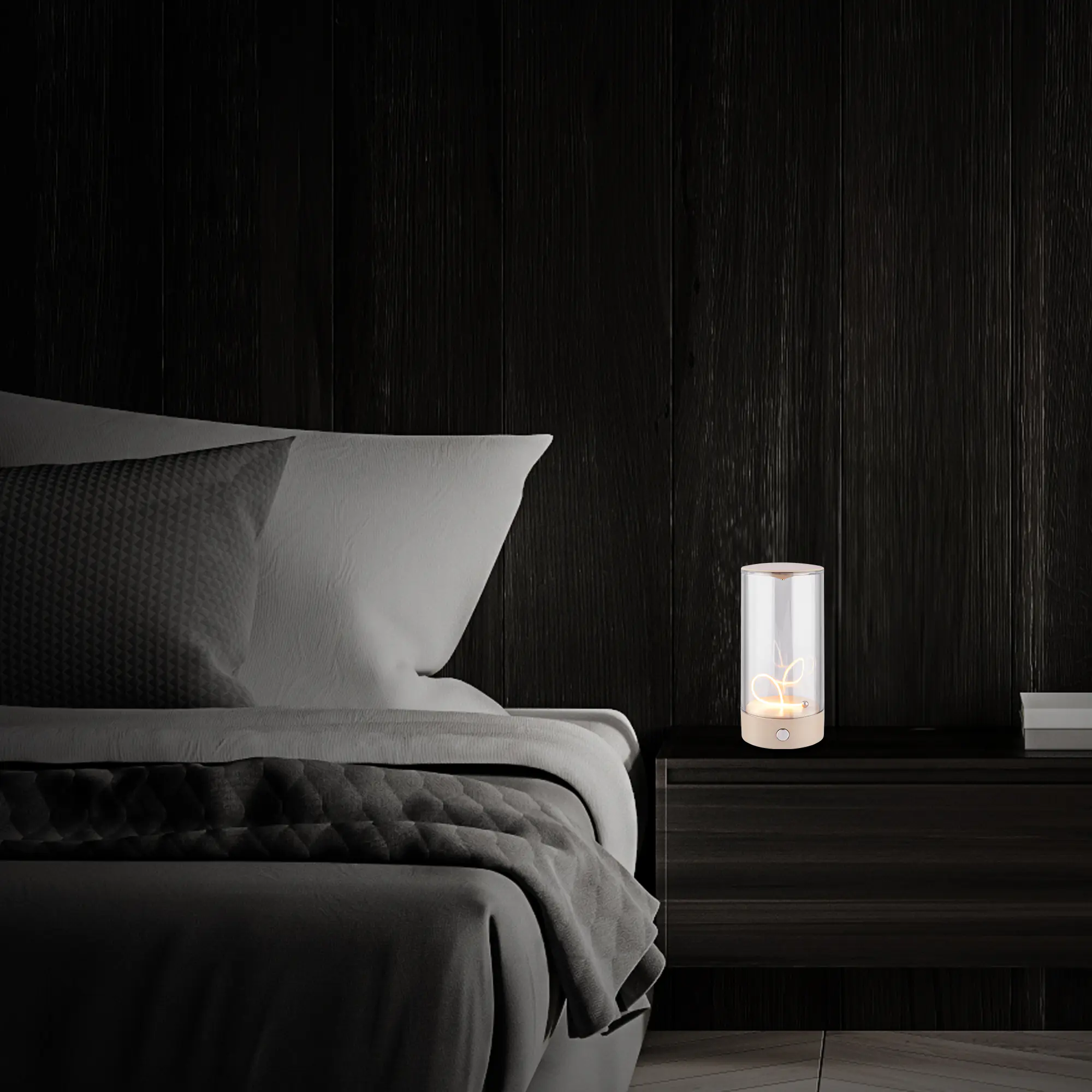 Briloner LED Akku-Tischleuchte Wiggle beige 15 cm warmweiß dimmbar Briloner LED Akku-Tischleuchte Wiggle beige 15 cm warmweiß dimmbar