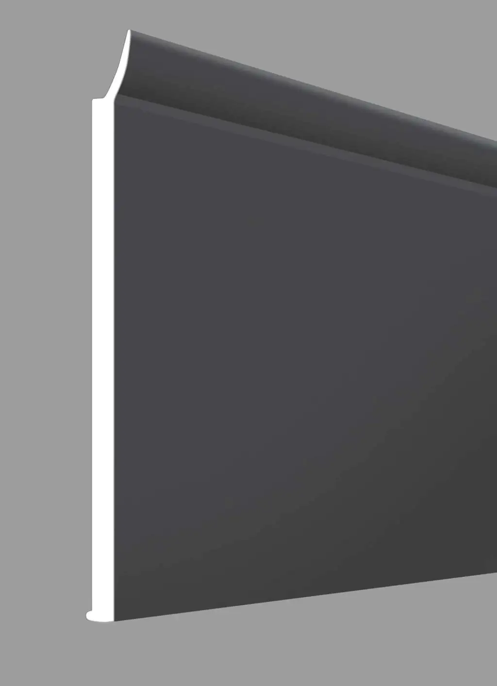 Flachprofil mit Dichtlippe 220 x 5 x 0,3 cm titan