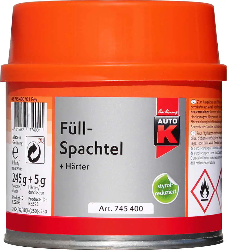 Auto-K Füllspachtel + Härter 250g
