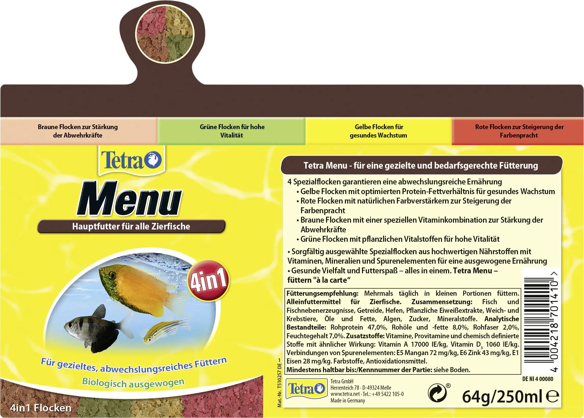 Tetra Menu 250 ml Tetra Menu 250 ml
