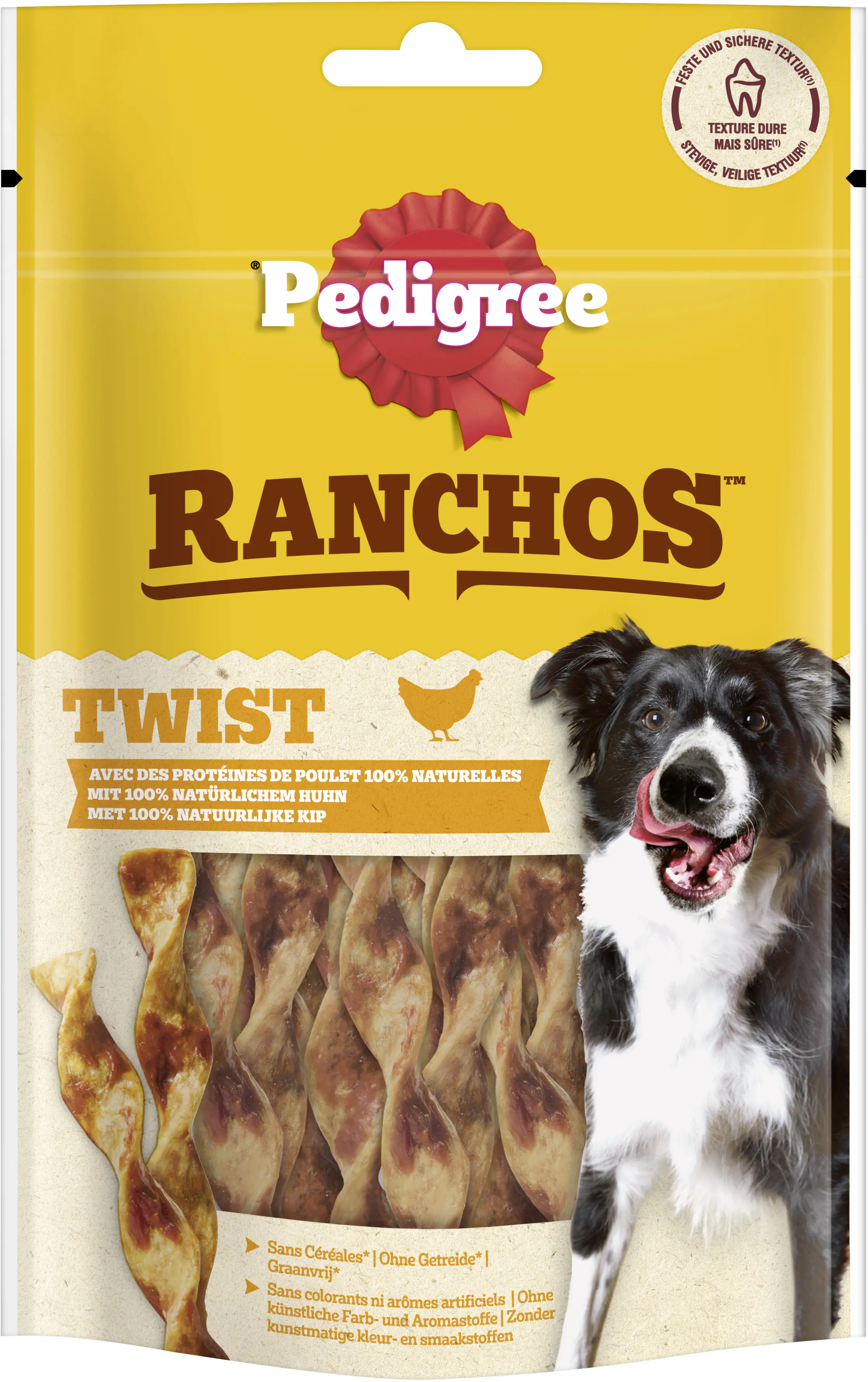 Pedigree Ranchos Hundeleckerli Twist mit Huhn 60 g