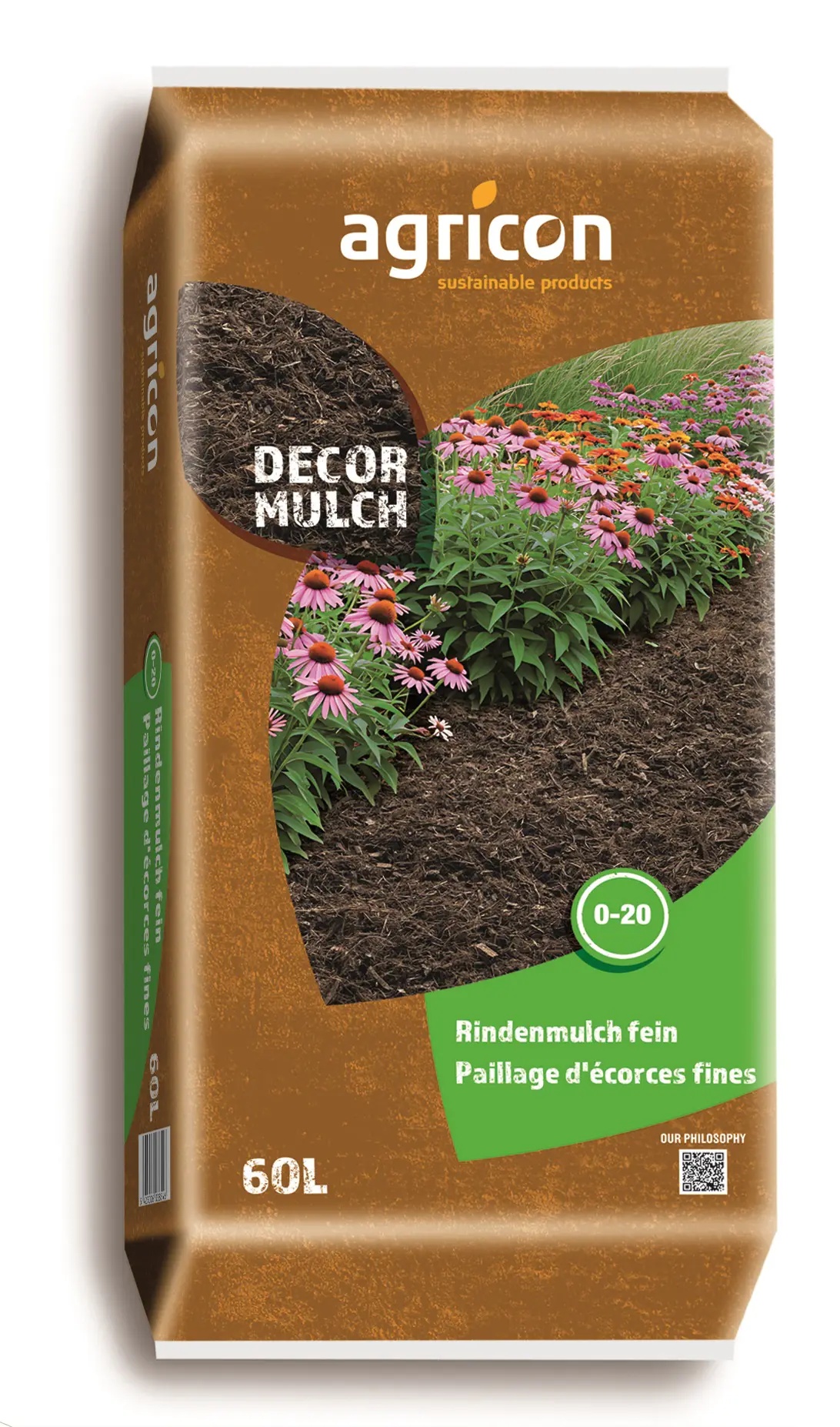 Agricon Rindenmulch 0-20 mm 60 L