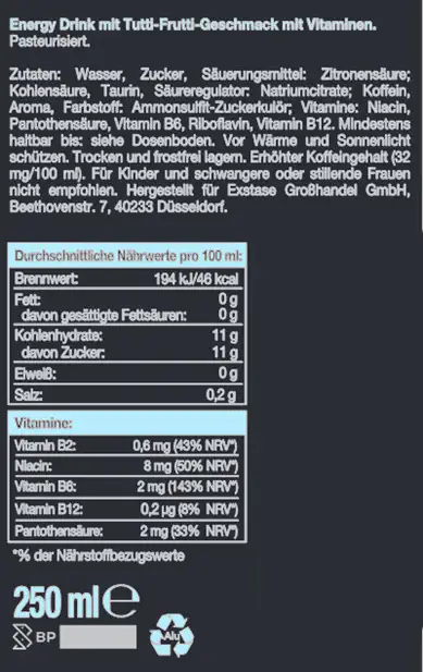 Globus Baumarkt Energydrink 0,25 l EINWEG