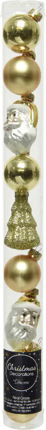Kaemingk Weihnachtliche Figuren aus Glas hellgold Kaemingk Weihnachtliche Figuren aus Glas hellgold