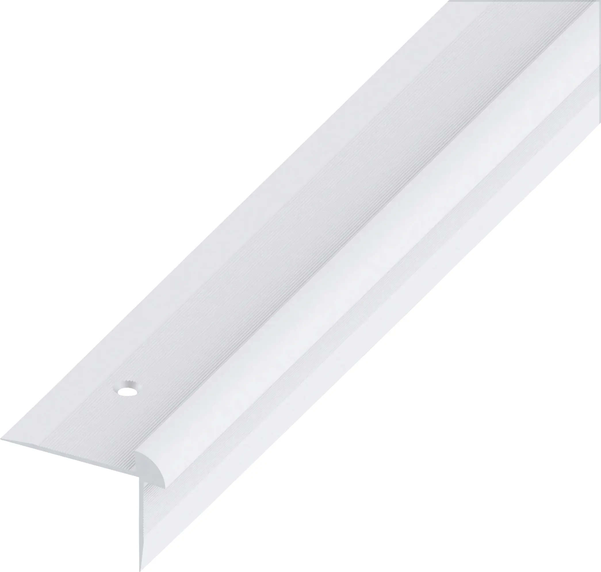 alfer Treppen-Abschluss-Profil 1 m, 40 x 30 x 5 mm Alu eloxiert silber alfer Treppen-Abschluss-Profil 1 m, 40 x 30 x 5 mm Alu eloxiert silber