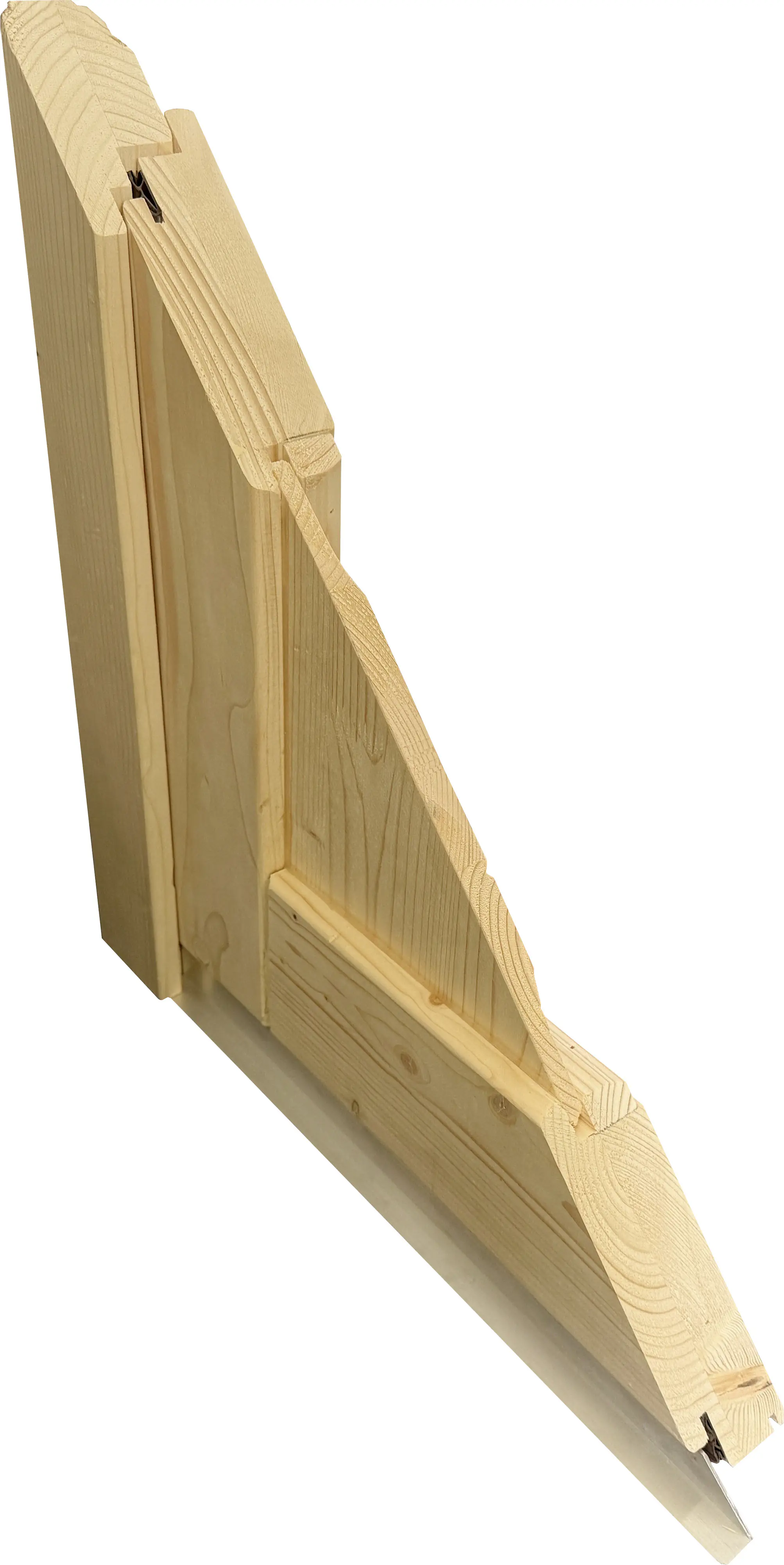 Panto Nebeneingangstür Holz 501 88 x 198 cm DIN links