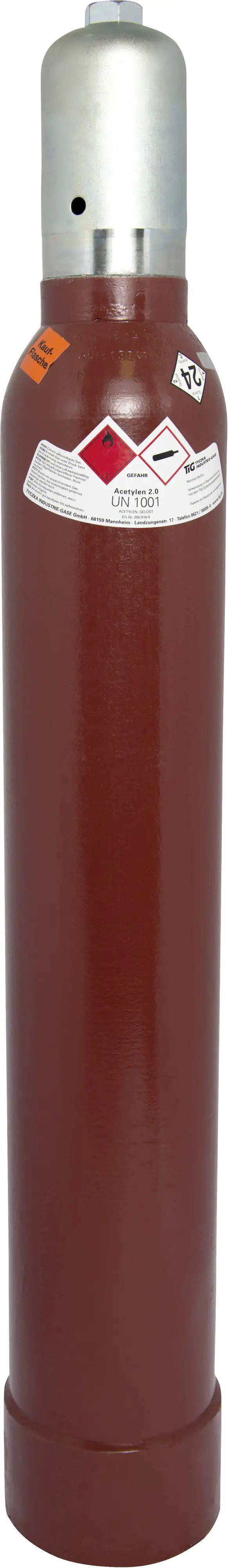 Tyczka Acetylen 10 l Eigentumsflasche (ohne Füllung)