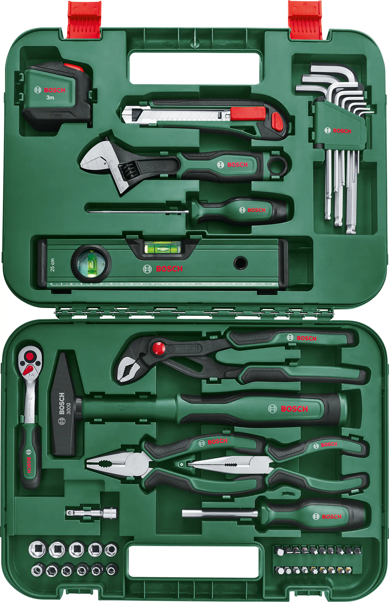 Bosch DIY Werkzeugkoffer Advanced S 52-teilig