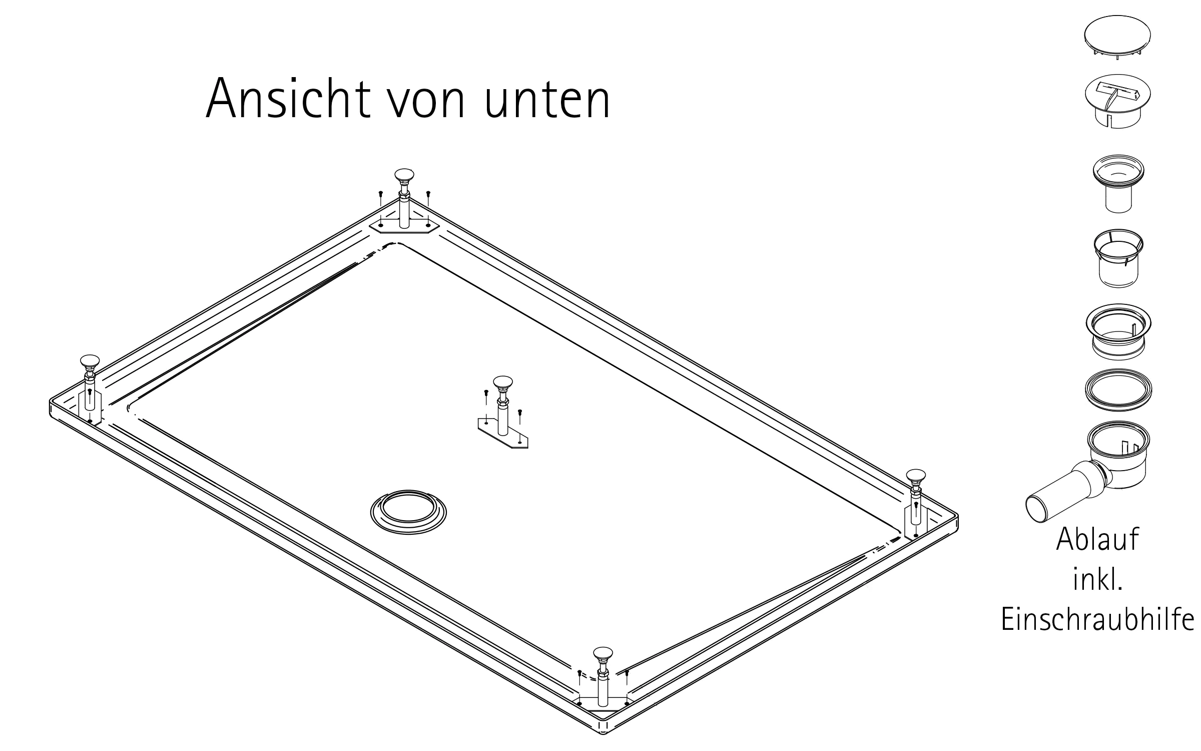 Schulte Duschwanne Sanitär-Acryl 90 x 120 cm alpinweiß