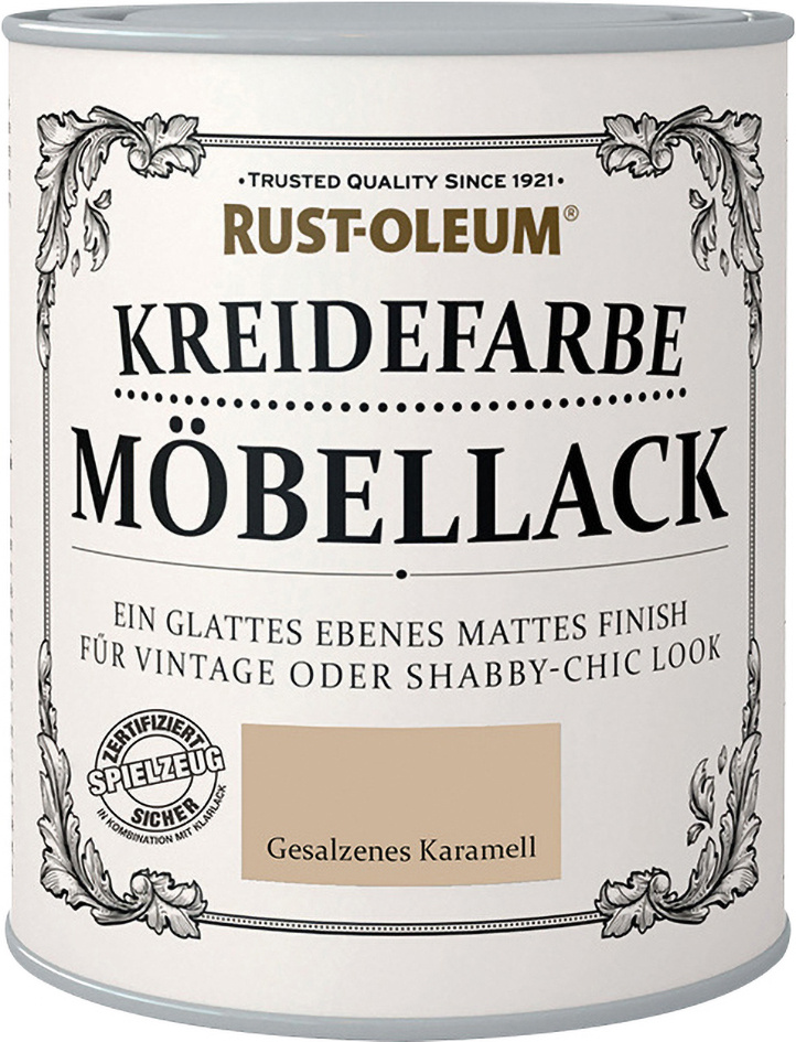 Rust-Oleum Kreidefarbe Möbellack 125 ml gesalzenes karamell