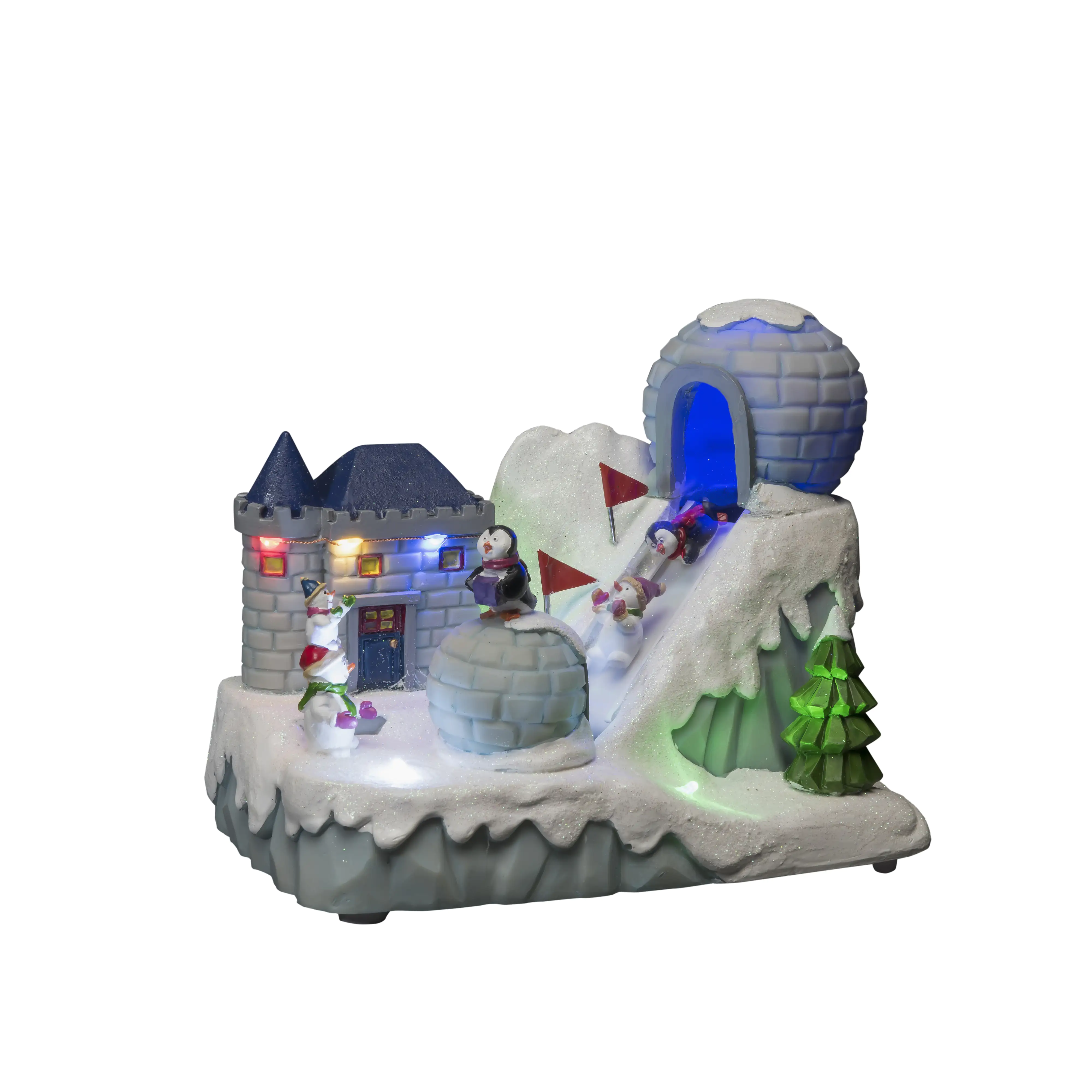 Konstsmide LED Skipiste mit Musik 21,5x 13 x 13,5 cm