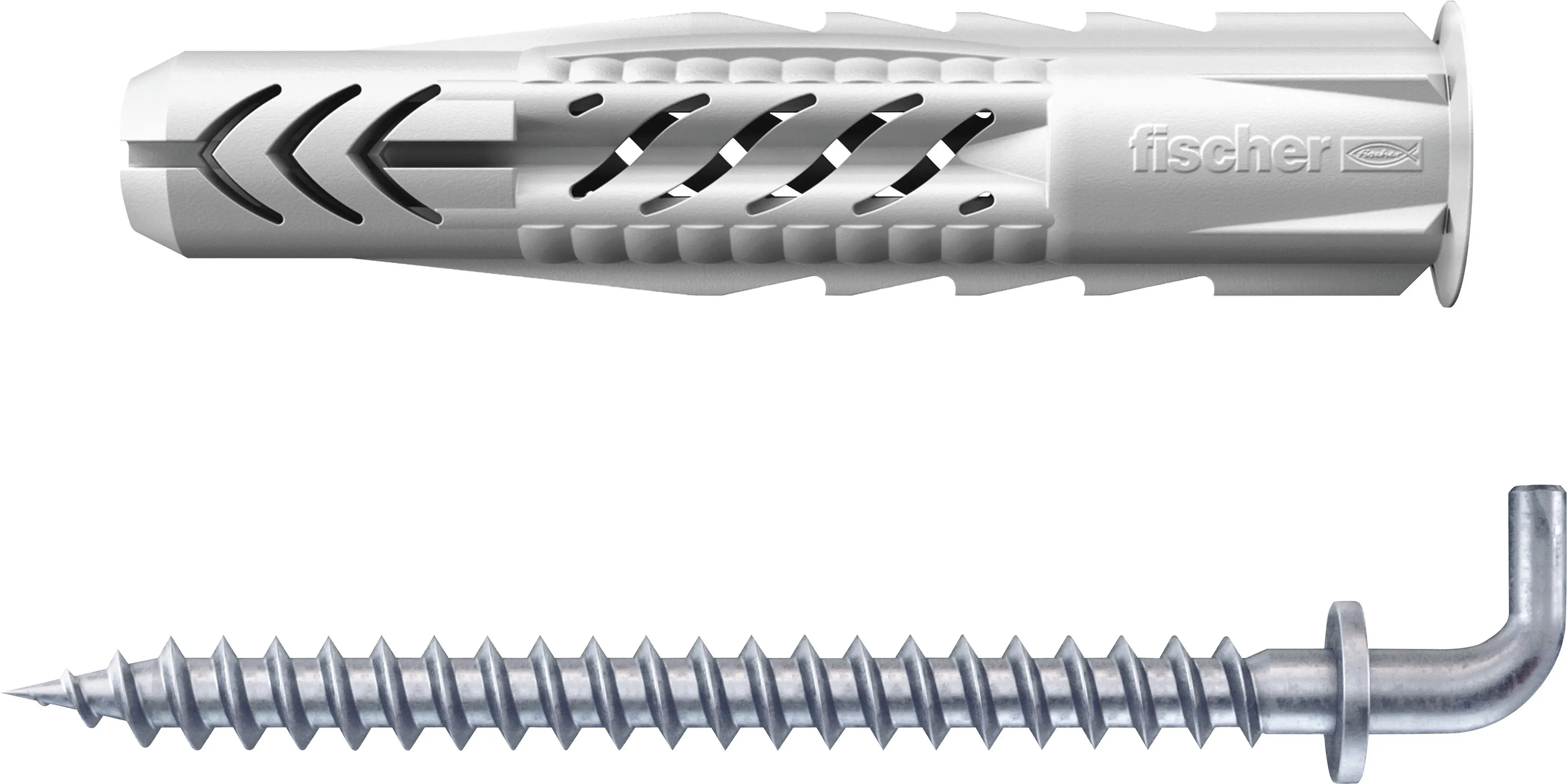 Fischer Universaldübel UX WH 10 x 60 mm mit Winkelhaken - 2 Stück