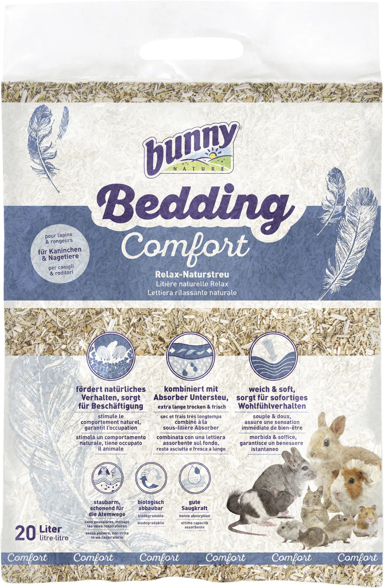 bunny Bedding Comfort 20l für Nager