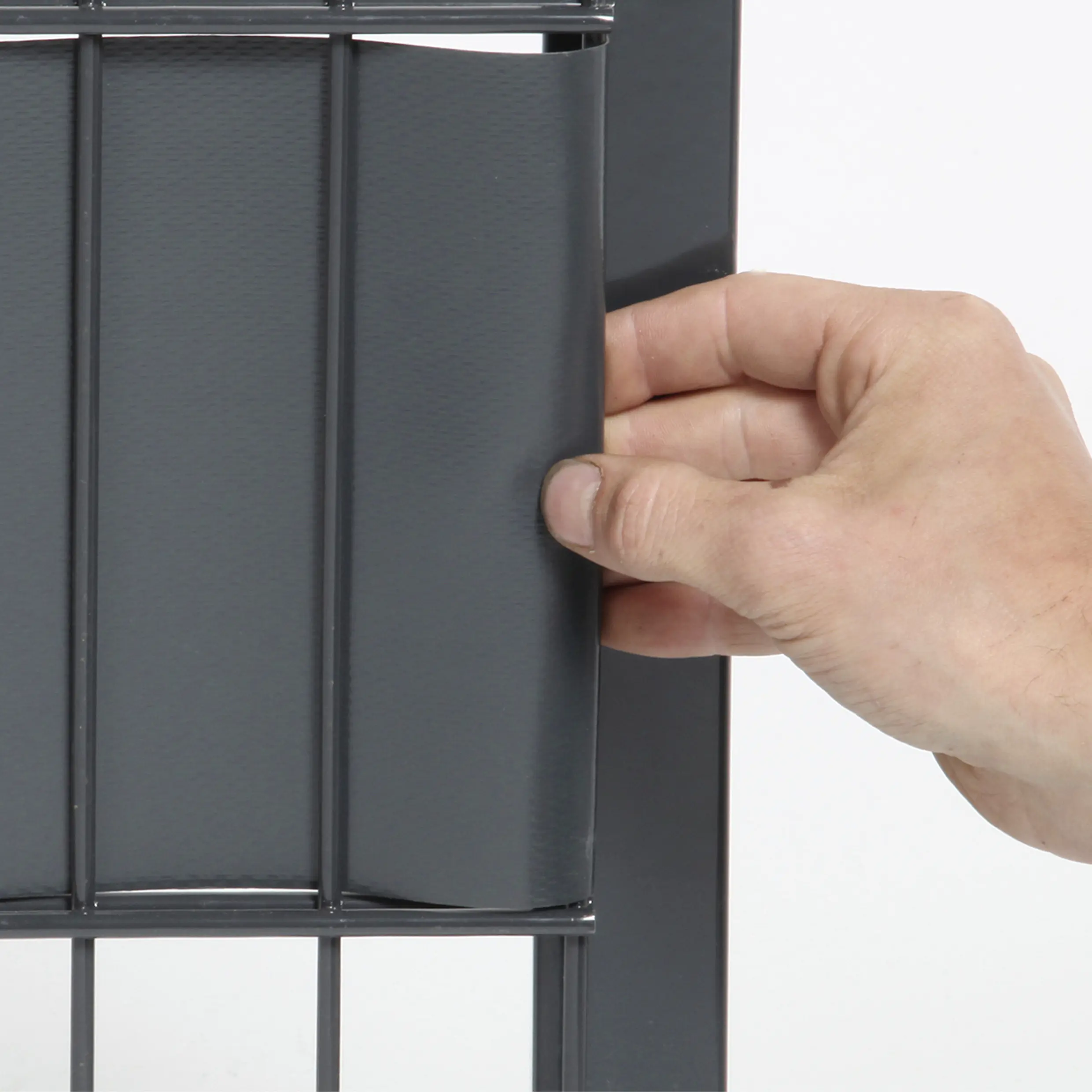 Floraworld Klemmschienen für Sichtschutzstreifen 24 cm - 25 Stk.