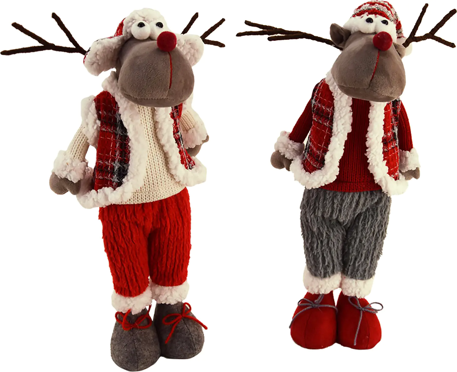 Lensing Stoff Rentier stehend 48 cm