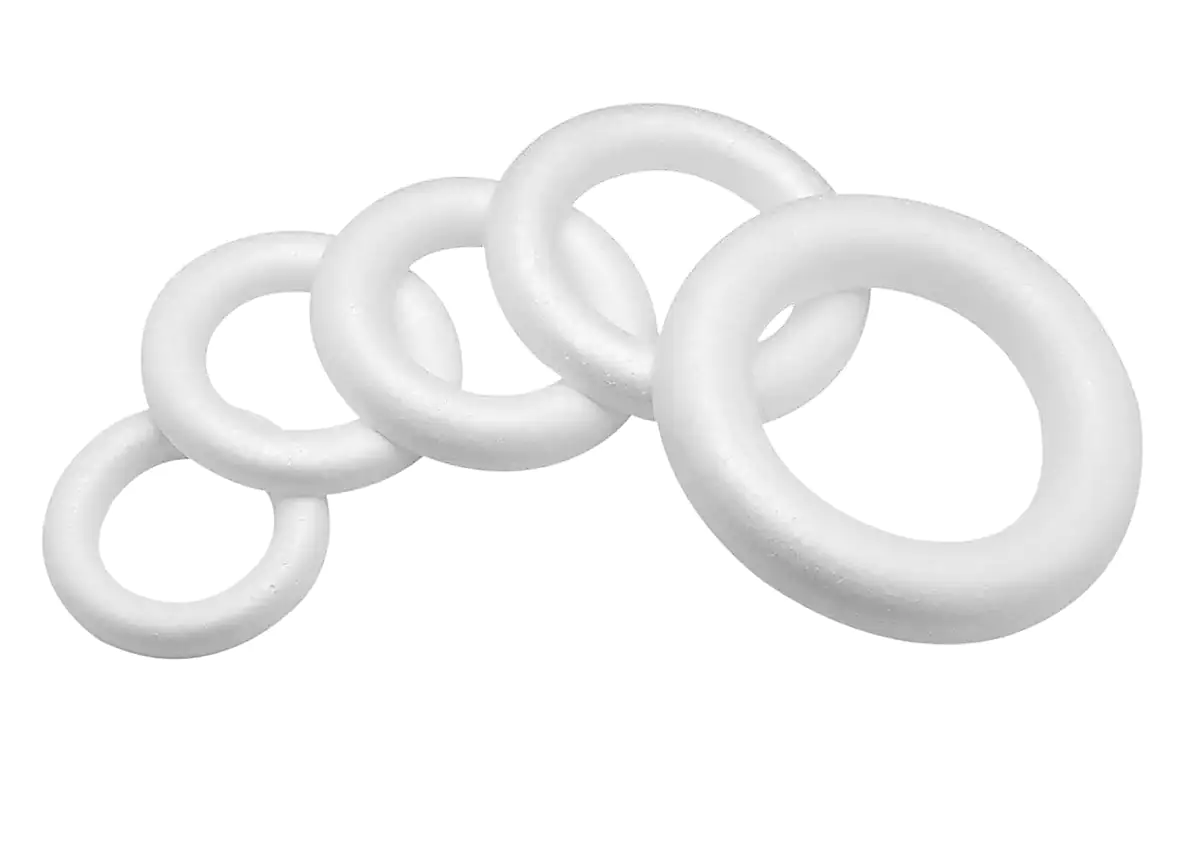 Glorex Styroporhalbring Ø 17 cm