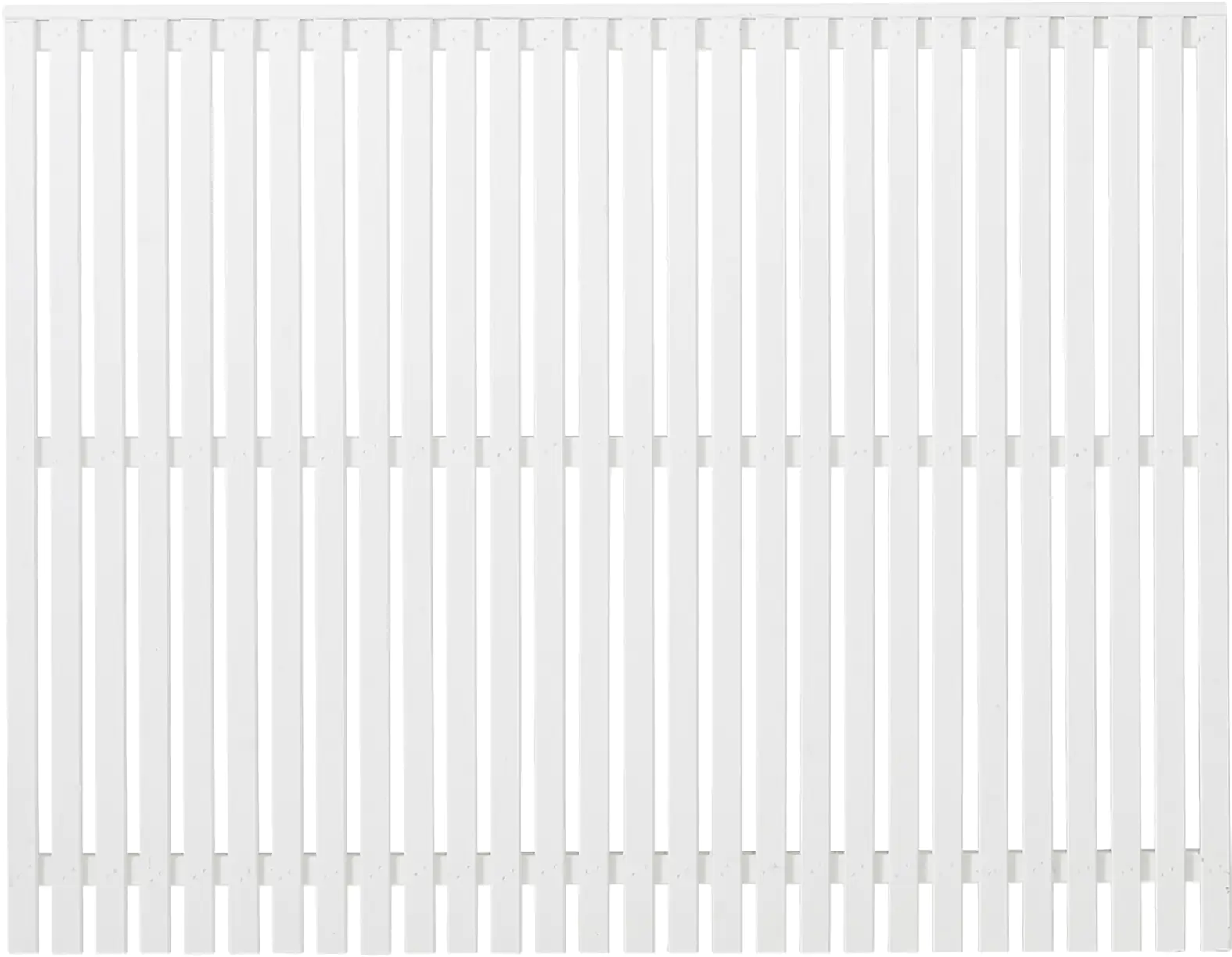 Plus Zaun Sendai 180x140 cm RAL 9010 Weiß