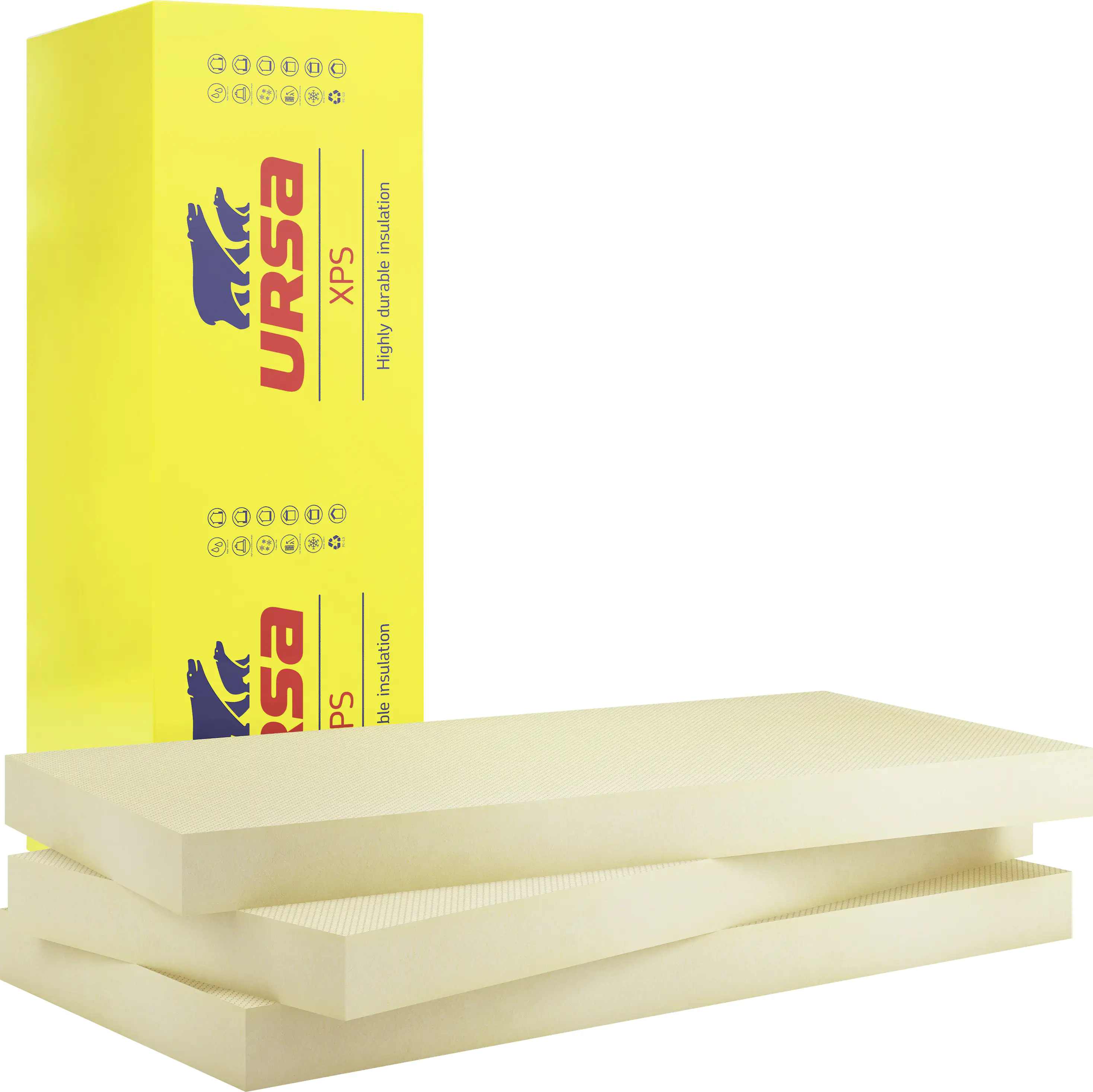 Ursa XPS Hartschaumplatte N-III-PZ-I TWINS WLS 034 1250 x 600 x 140 mm