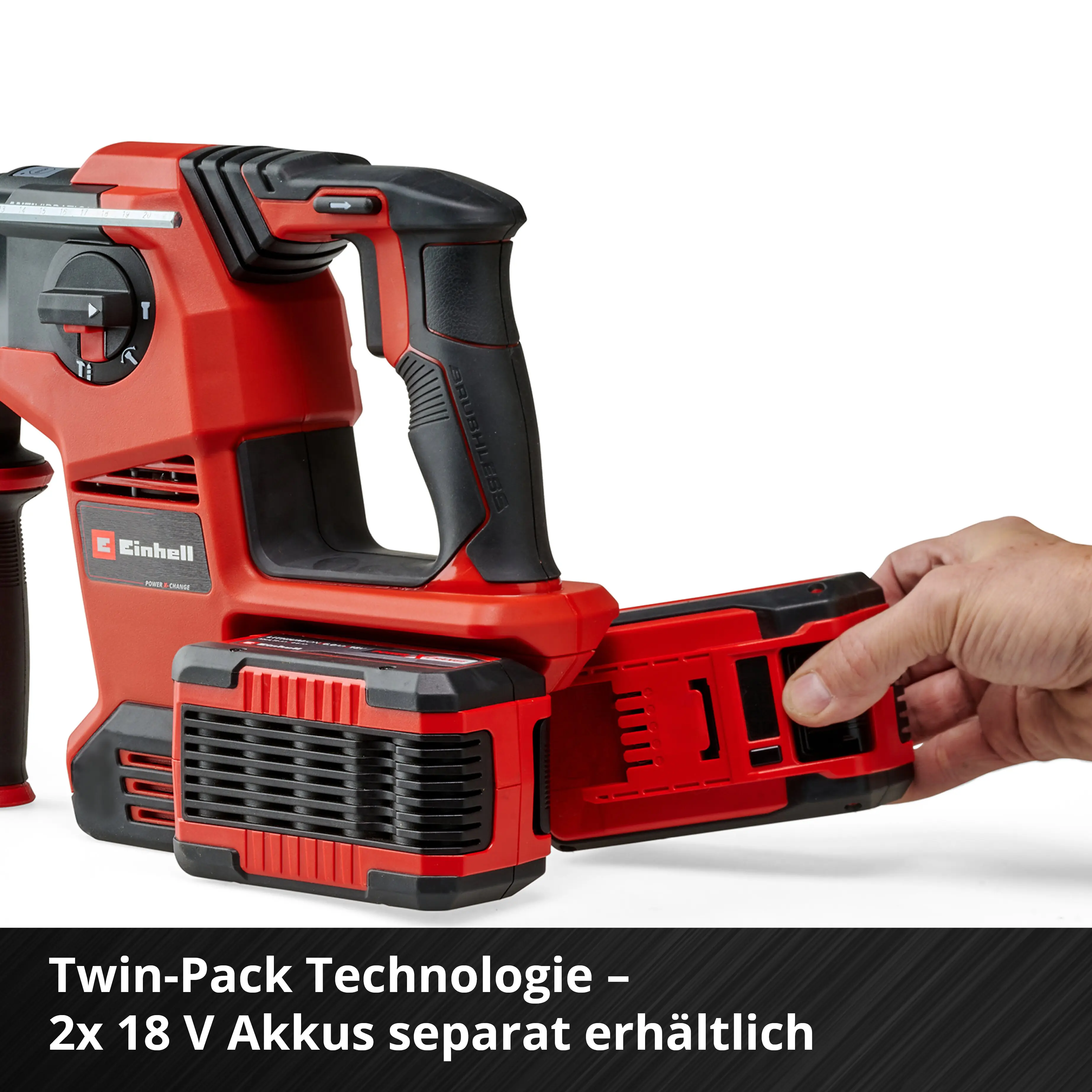 Einhell Professional Akku-Bohrhammer TP-HD 36/30 Li BL +4 Solo