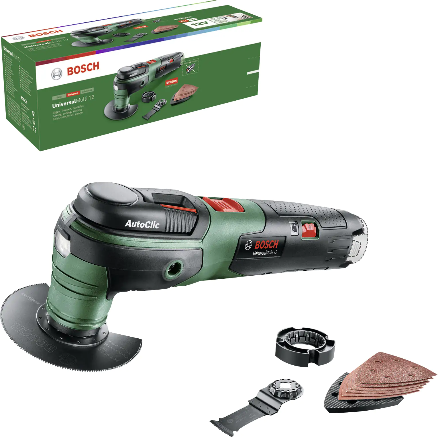 Bosch Akku-Multifunktionswerkzeug UniversalMulti 12 V Bosch Akku-Multifunktionswerkzeug UniversalMulti 12 V
