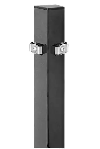 Alberts Eckpfosten inkl. Klemmlasche 150 cm 60 x 60 mm anthrazit
