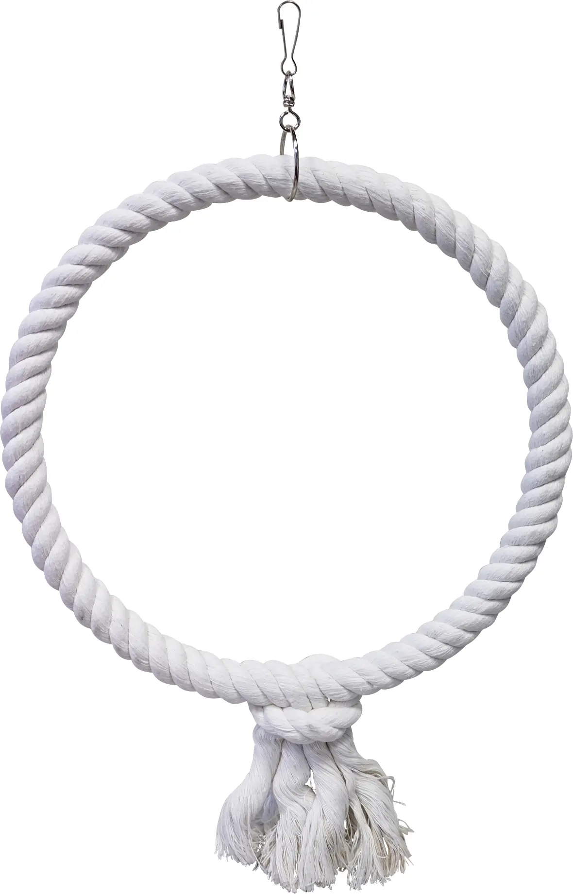 Nobby Cage Toy Kletterring aus Baumwolle weiß mittel; 29 cm