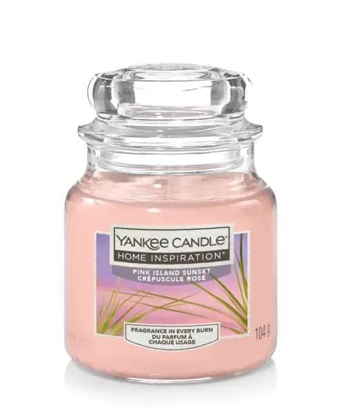 Yankee Candle Duftkerze Kleines Glas Pink Island Sunset 104 g, rosa Yankee Candle Duftkerze Kleines Glas Pink Island Sunset 104 g, rosa