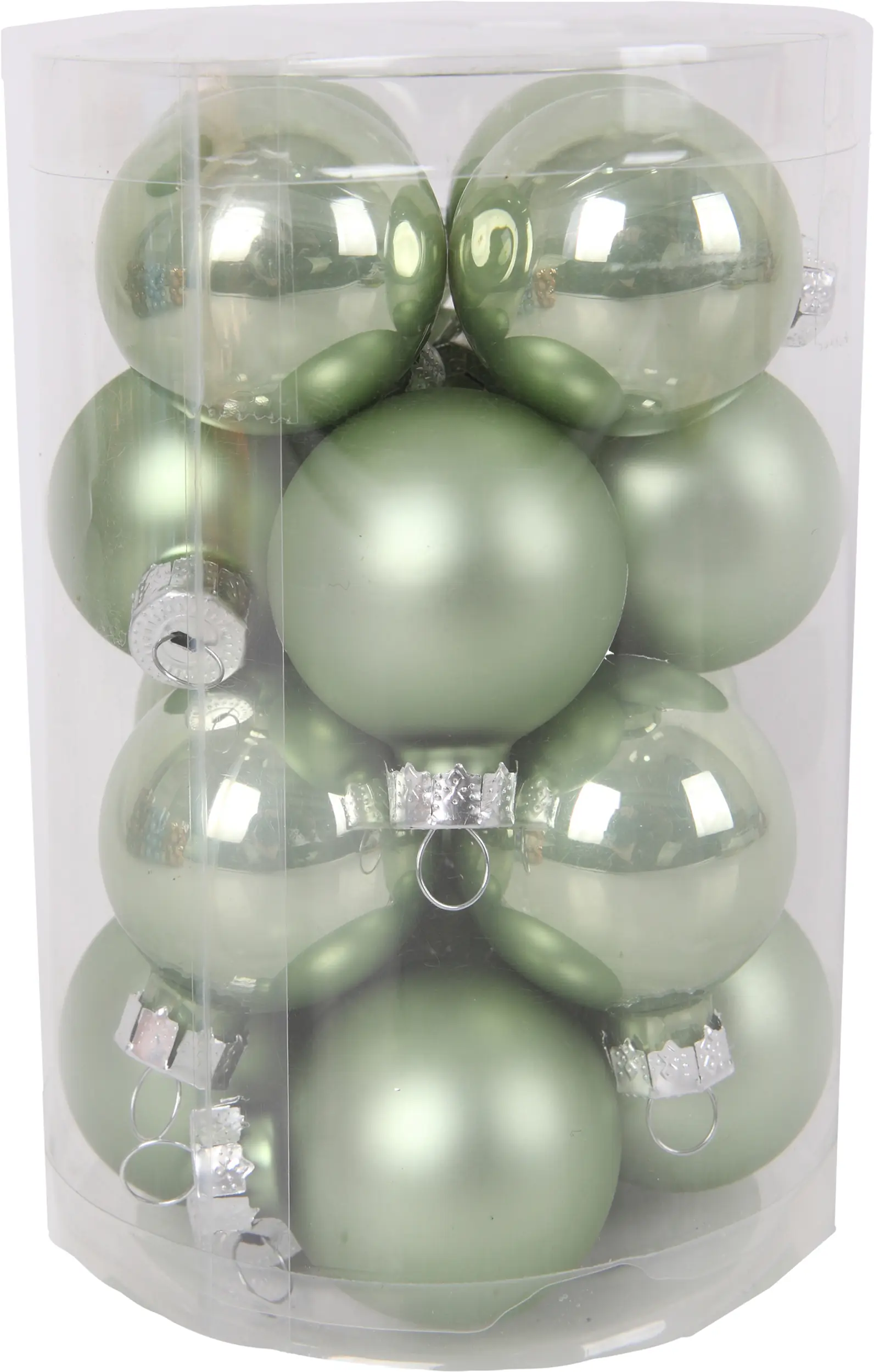 TrendLine Weihnachtskugeln aus Glas Ø 3,5 cm light green 16 Stück TrendLine Weihnachtskugeln aus Glas Ø 3,5 cm light green 16 Stück