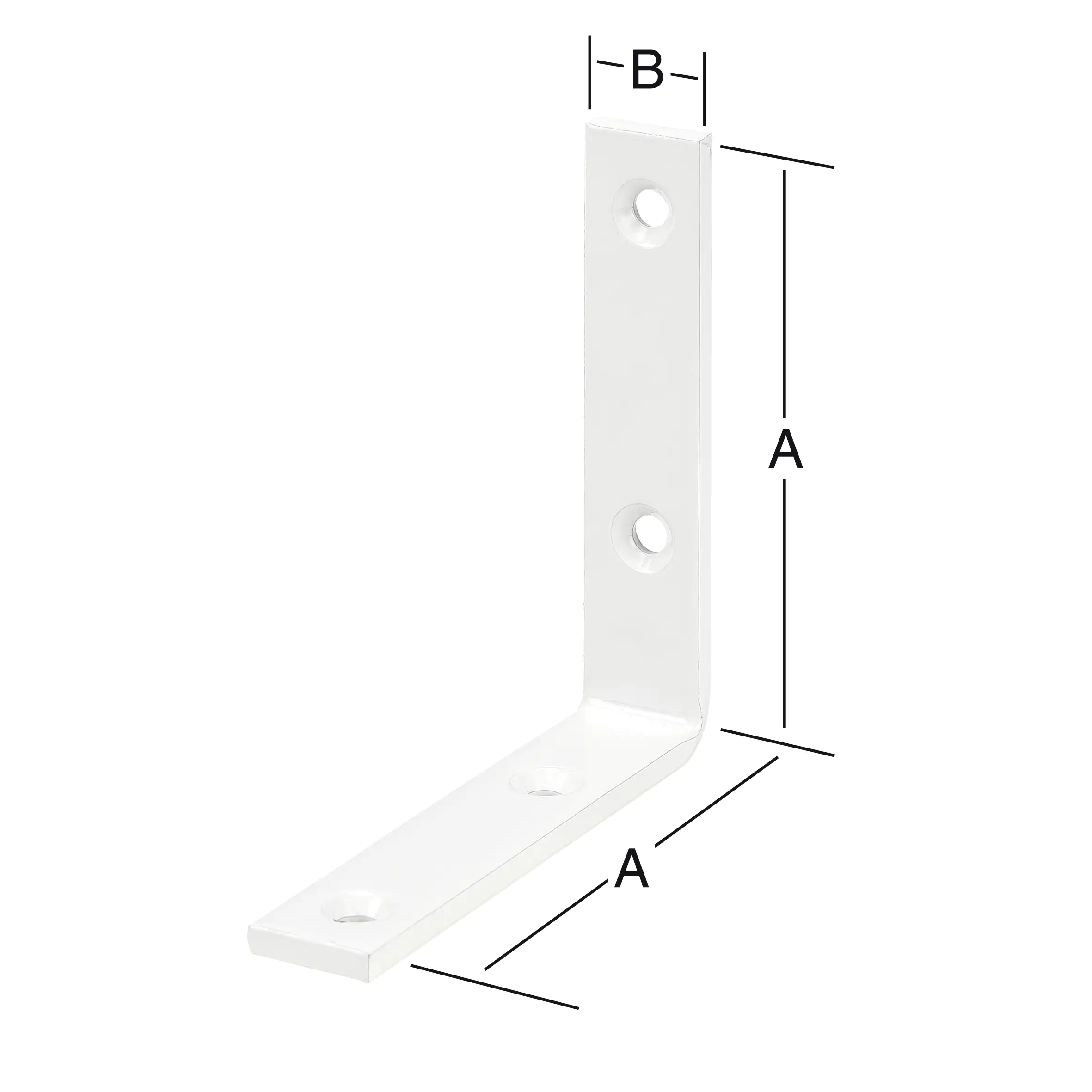 Vormann Starke Winkel weiß 100 x 20 mm Vormann Starke Winkel weiß 100 x 20 mm