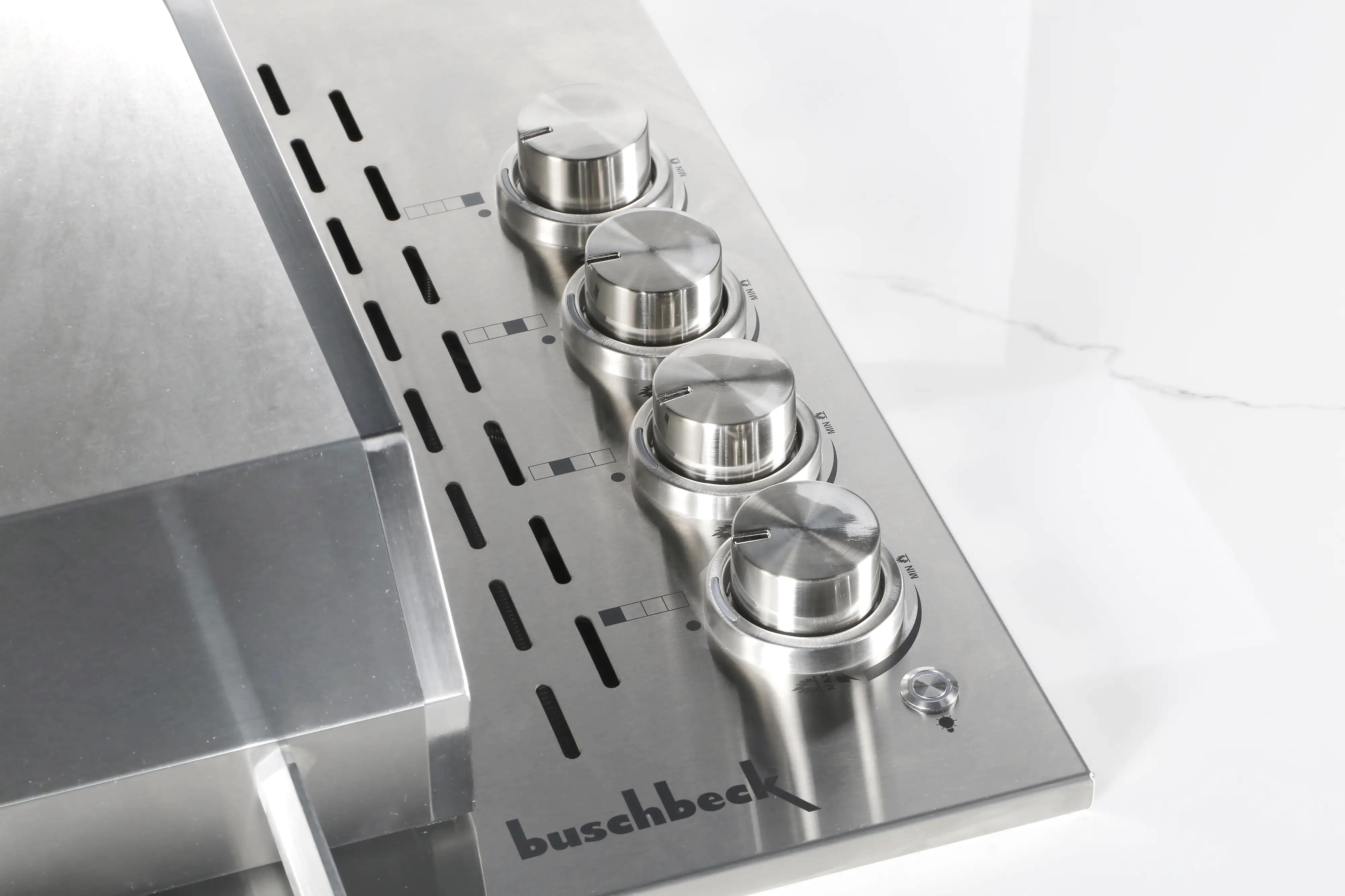 Buschbeck Outdoorküche Sheffield inkl. Kühlschrank und Spüle mit Armatur