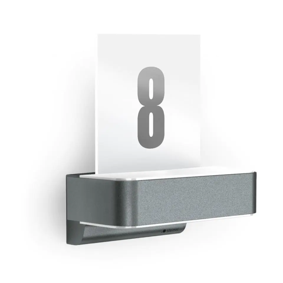 Steinel LED Aussenleuchte Sensor L820 SC SI 9,8W, silber