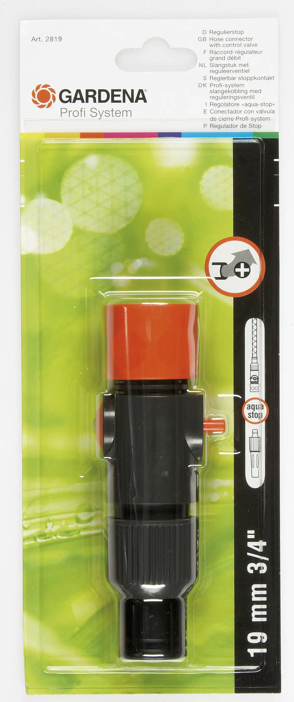 Gardena Regulierstop 19 mm (3/4") Gardena Regulierstop 19 mm (3/4")