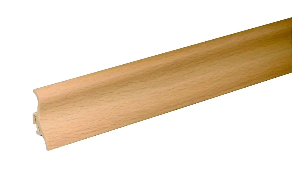 FN Neuhofer Fußleiste 250 cm 48 x 21 mm Buche Landhaus