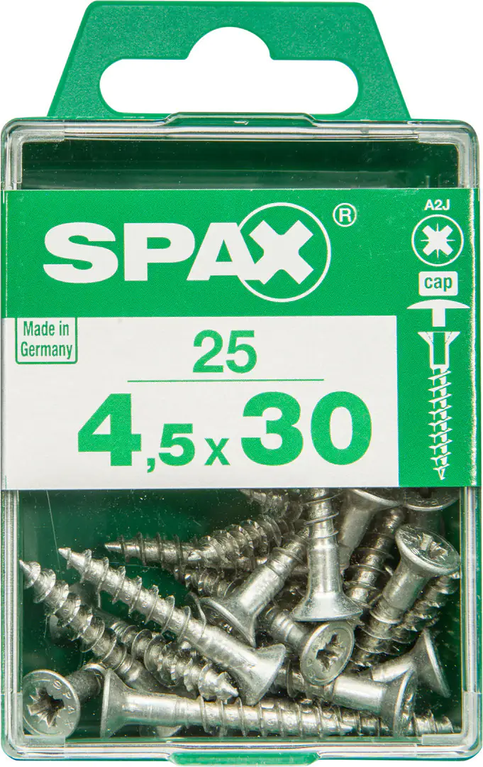 Spax Universalschrauben 4.5 x 30 mm PZ 2 - 25 Stk.