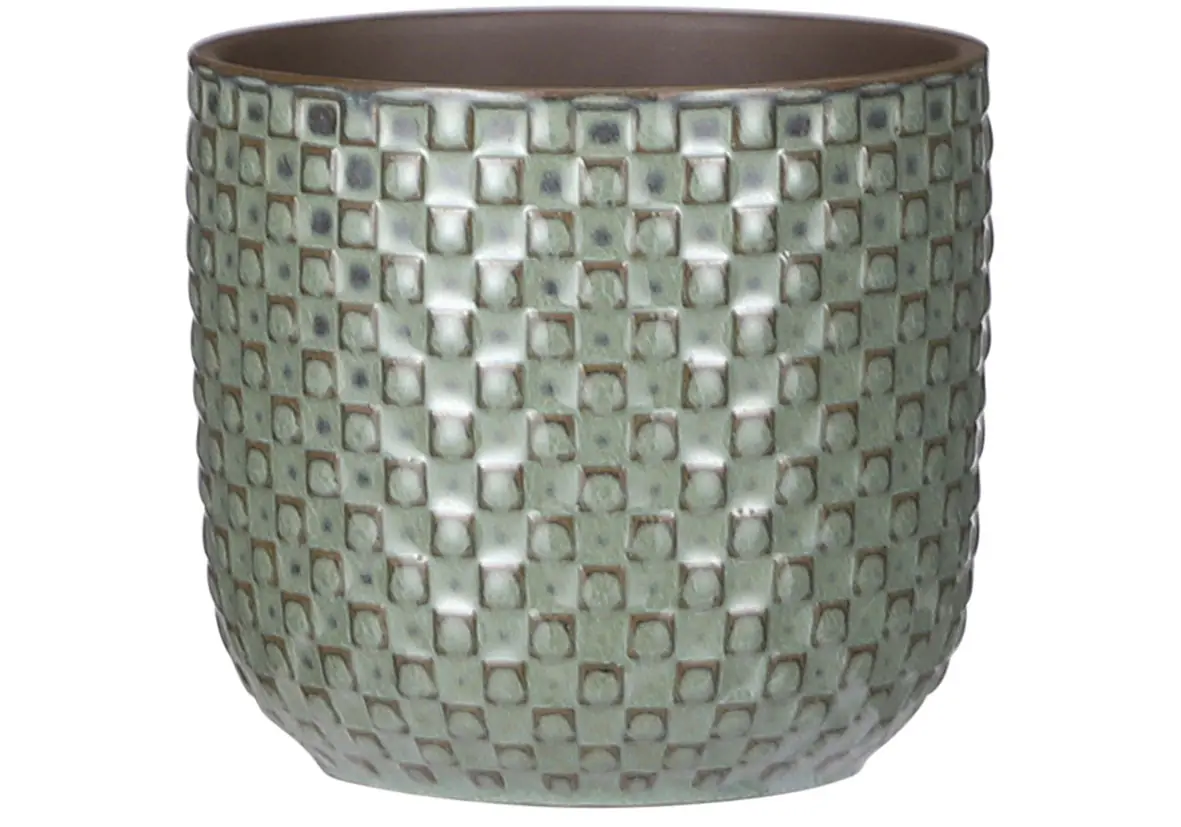 Mica Übertopf Daan Ø 11 x 12 cm grün