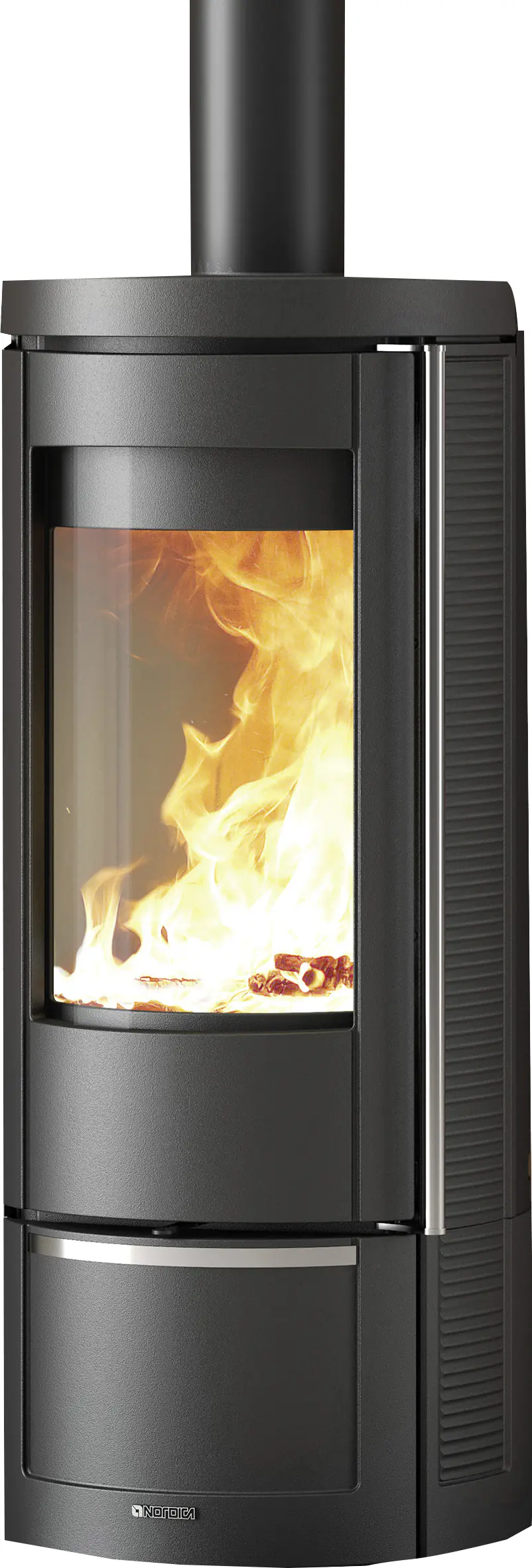 LaNordica Kaminofen MARLENA Gusskorpus schwarz 75 kW