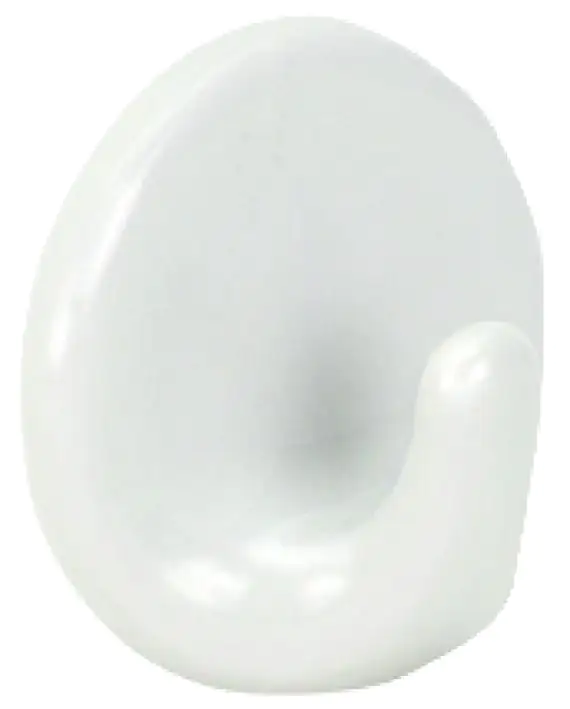 Hettich Haken selbstklebend 37 x 37 x 21 mm, weiß