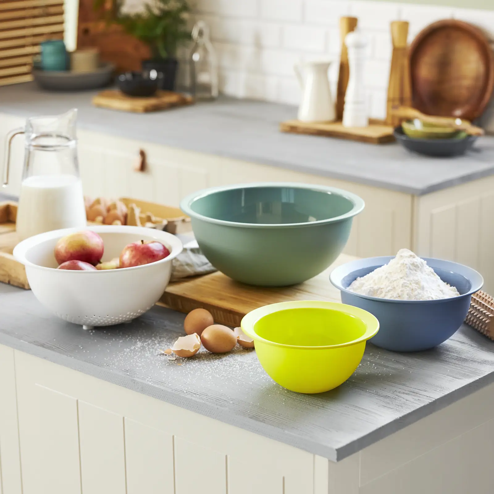 Rotho Schüssel/Siebset Caruba 4-teilig