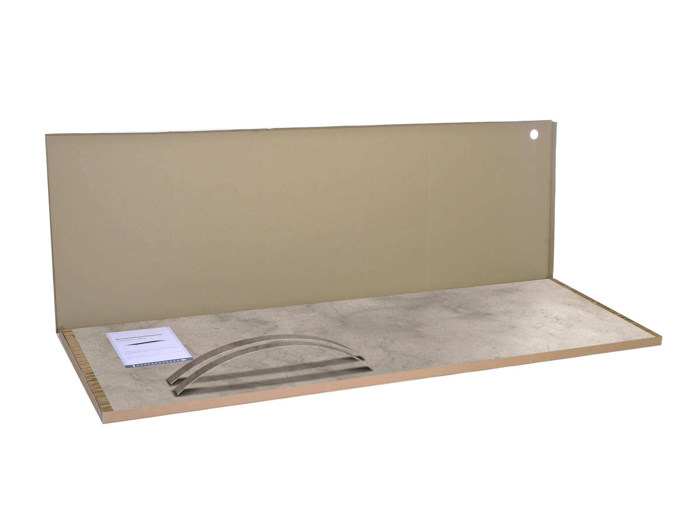 Kronoflooring Arbeitsplatte Dovetail Arosa 186 x 63,5 x 3,8 cm eiche