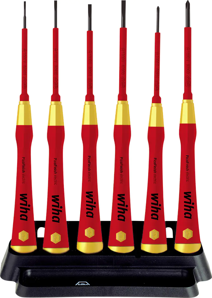Wiha Schraubendrehersatz 6-teilig VDE Schlitz/Phillips