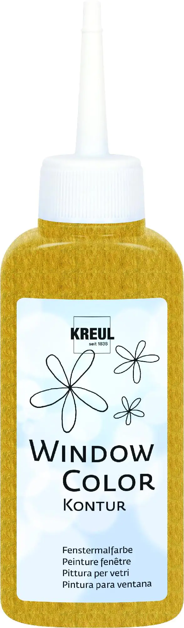 Kreul Window Color Konturenfarbe gold 80 ml