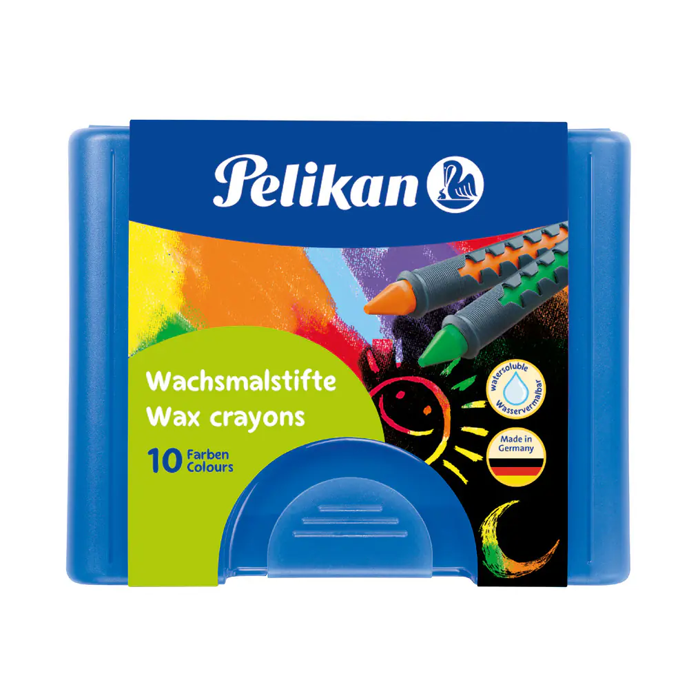 Pelikan Wachsmalstifte 655/10 mit Hülse