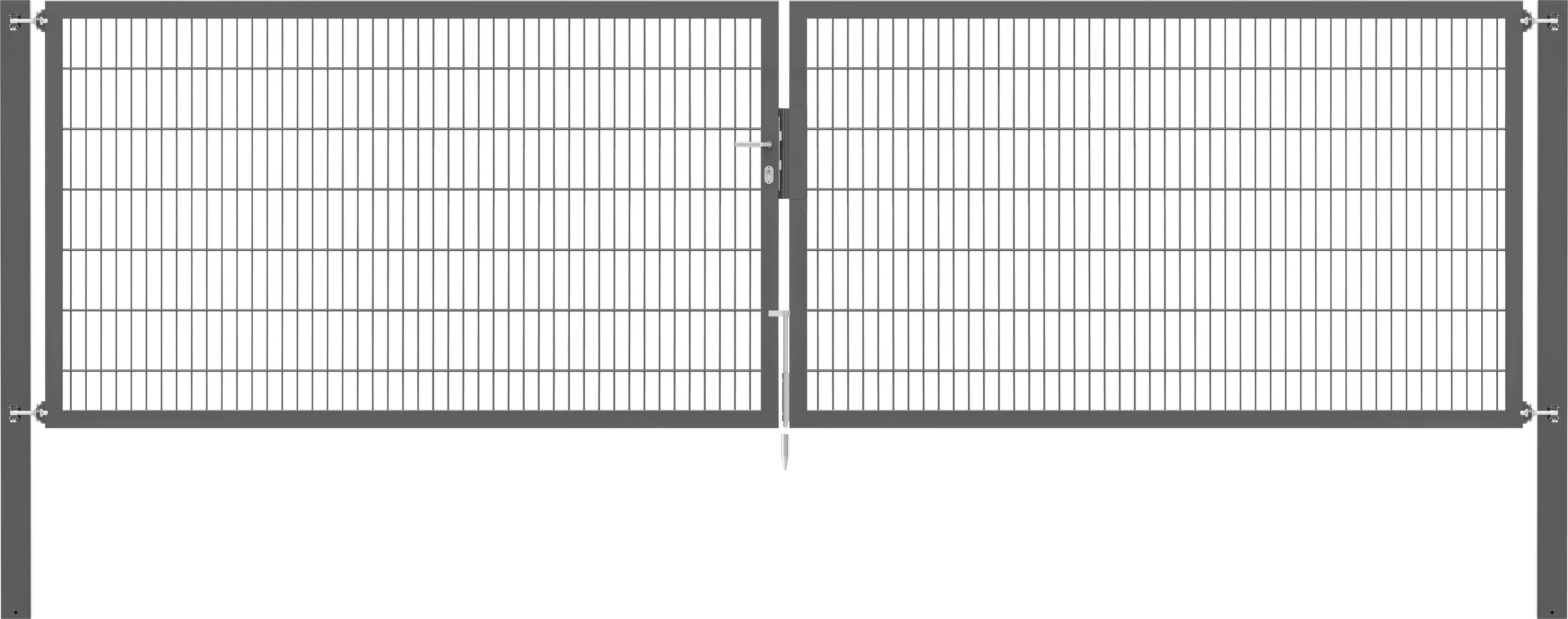 Alberts Doppeltor Flexo Plus anthrazit 500 x 140 cm