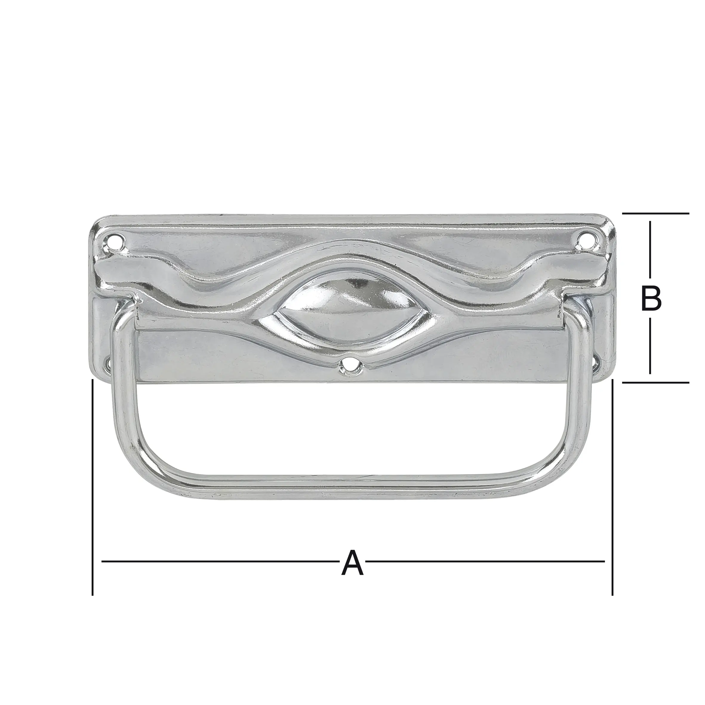 Vormann Kistengriffe verzinkt 100 x 35 mm
