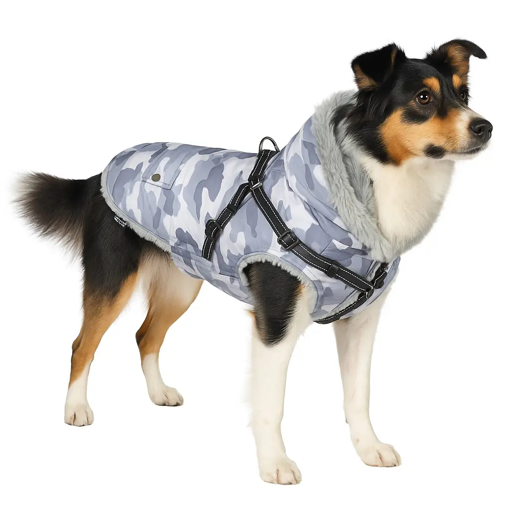 Nobby Hundemantel Polar 2 in 1 camouflage grau Nobby Hundemantel Polar 2 in 1 camouflage grau