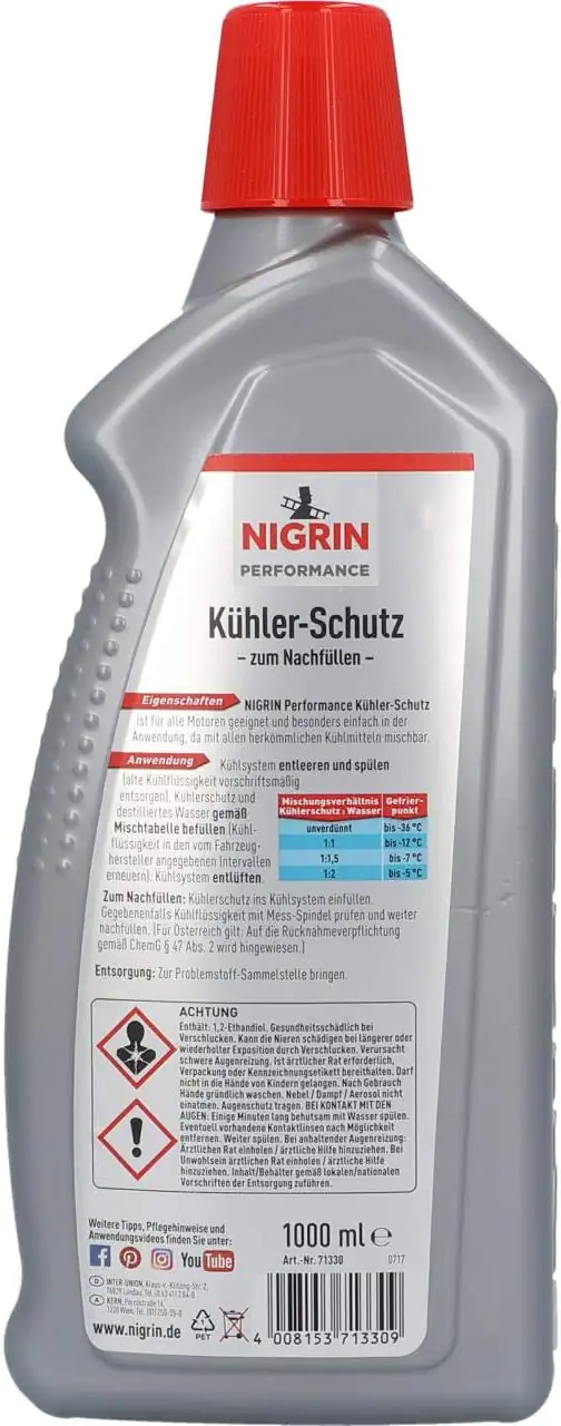 Nigrin Kühlerschutz universal 1L